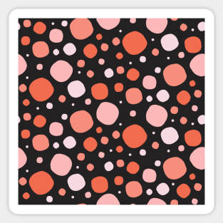 Halloween Polka Dots Pattern Sticker